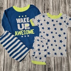 Koala kids be awesome blue and grey pajama sets